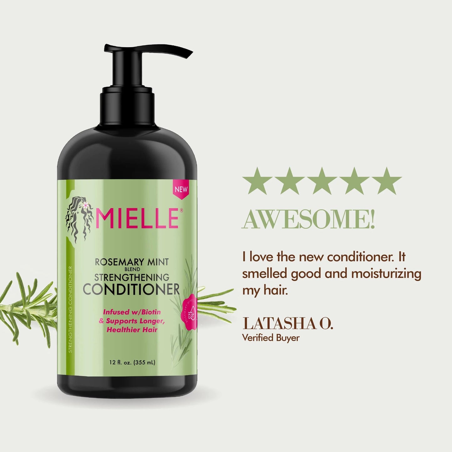 Mielle Rosemary Mint Strengthening Conditioner 355ml