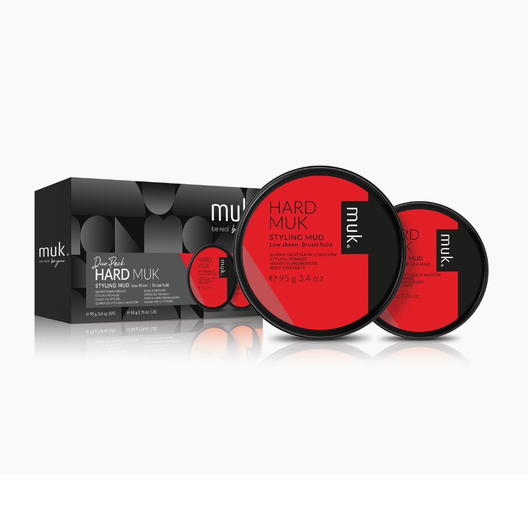 Muk Hard Styling Mud packaging on a white background