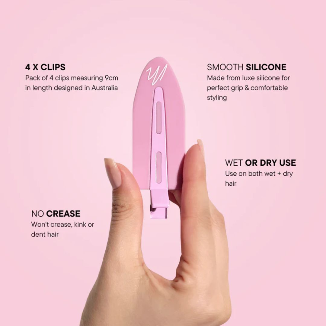 Mermade Hair Jumbo No-Crease Clips 4 Pack