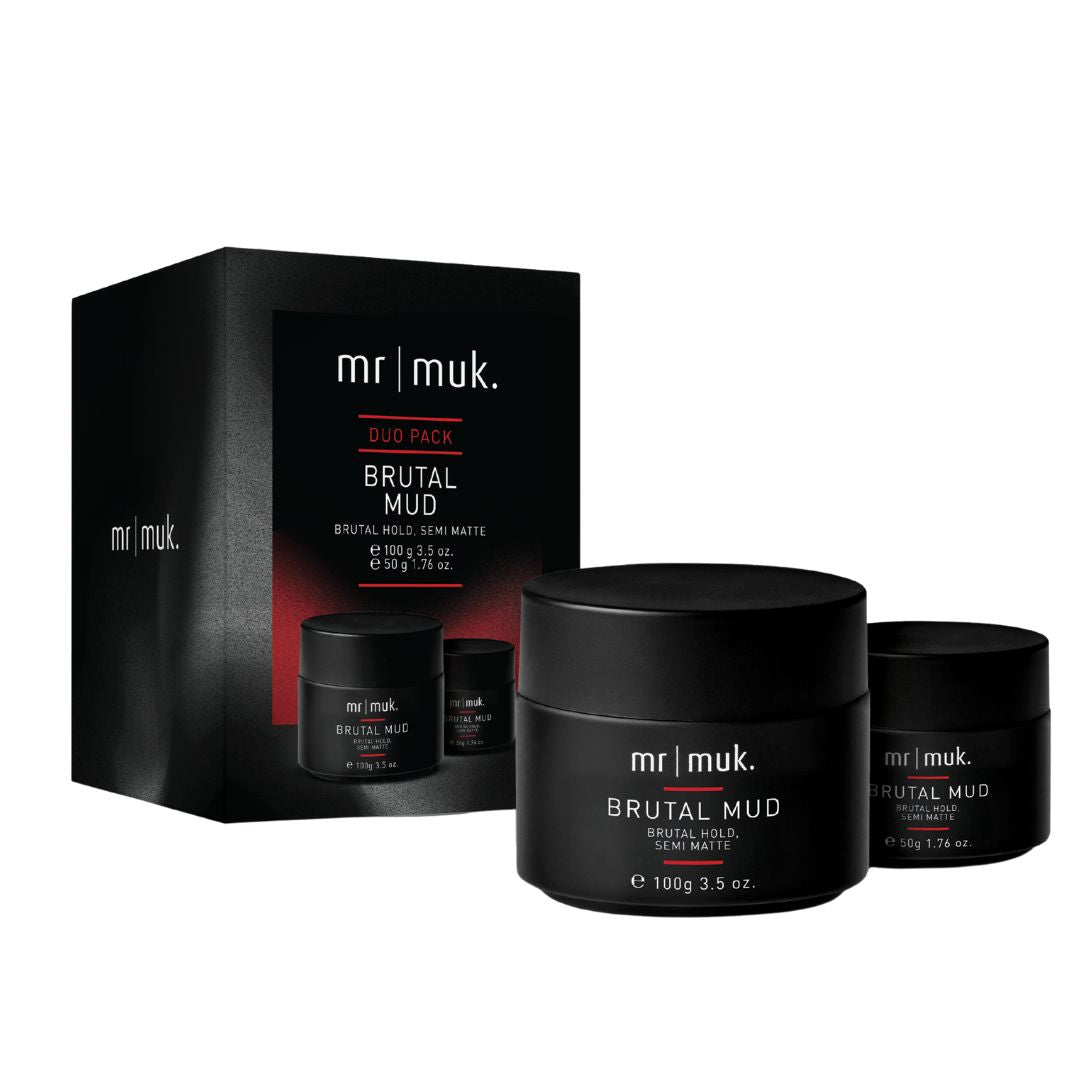 Mr Muk Brutal Hold Semi Matte Mud Duo Pack