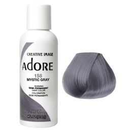 Adore Semi Permanent Hair Colour Mystic Gray 158 118ml - Price Attack