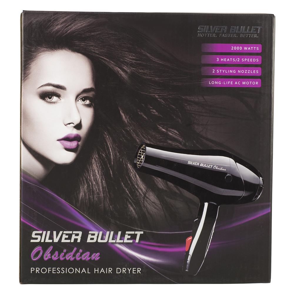 Silver Bullet Obsidian Dryer 2000W Black - Price Attack