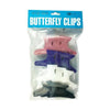 Hi Lift Butterfly Clips Assorted 12pc - Price Attack