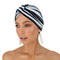Louvelle Amelie Shower Cap In Monochrome Stripe - Price Attack