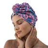 Louvelle Hair Riva Towel Wrap In Secret Garden - Price Attack