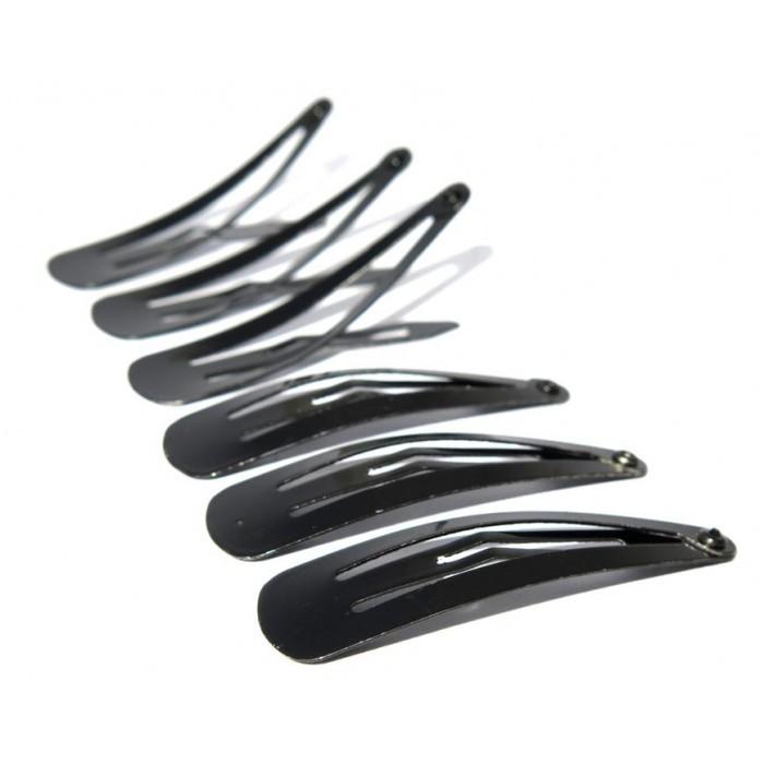 Where on Earth Snap Clips Black - Price Attack