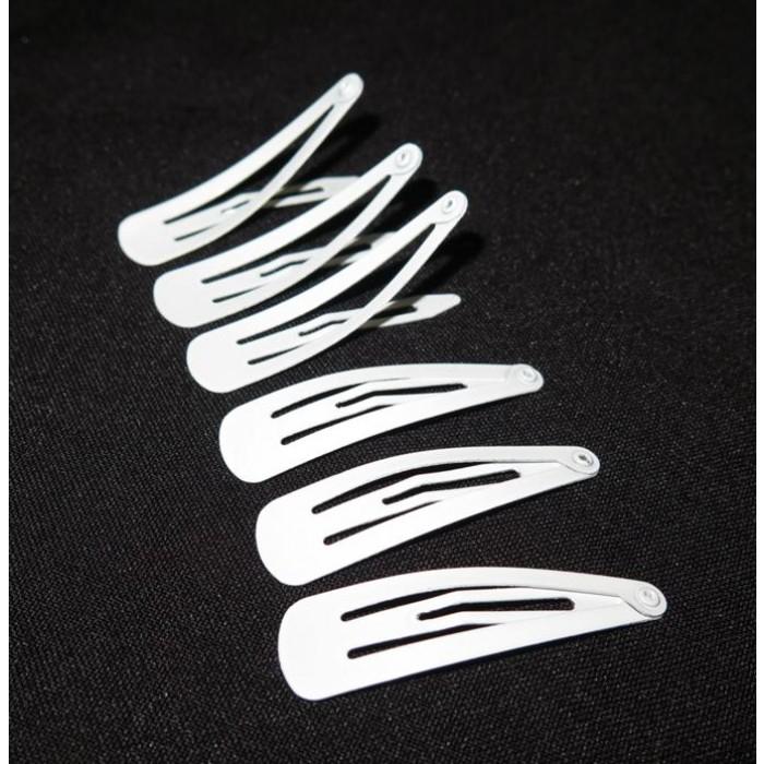 Where on Earth Snap Clips White - Price Attack