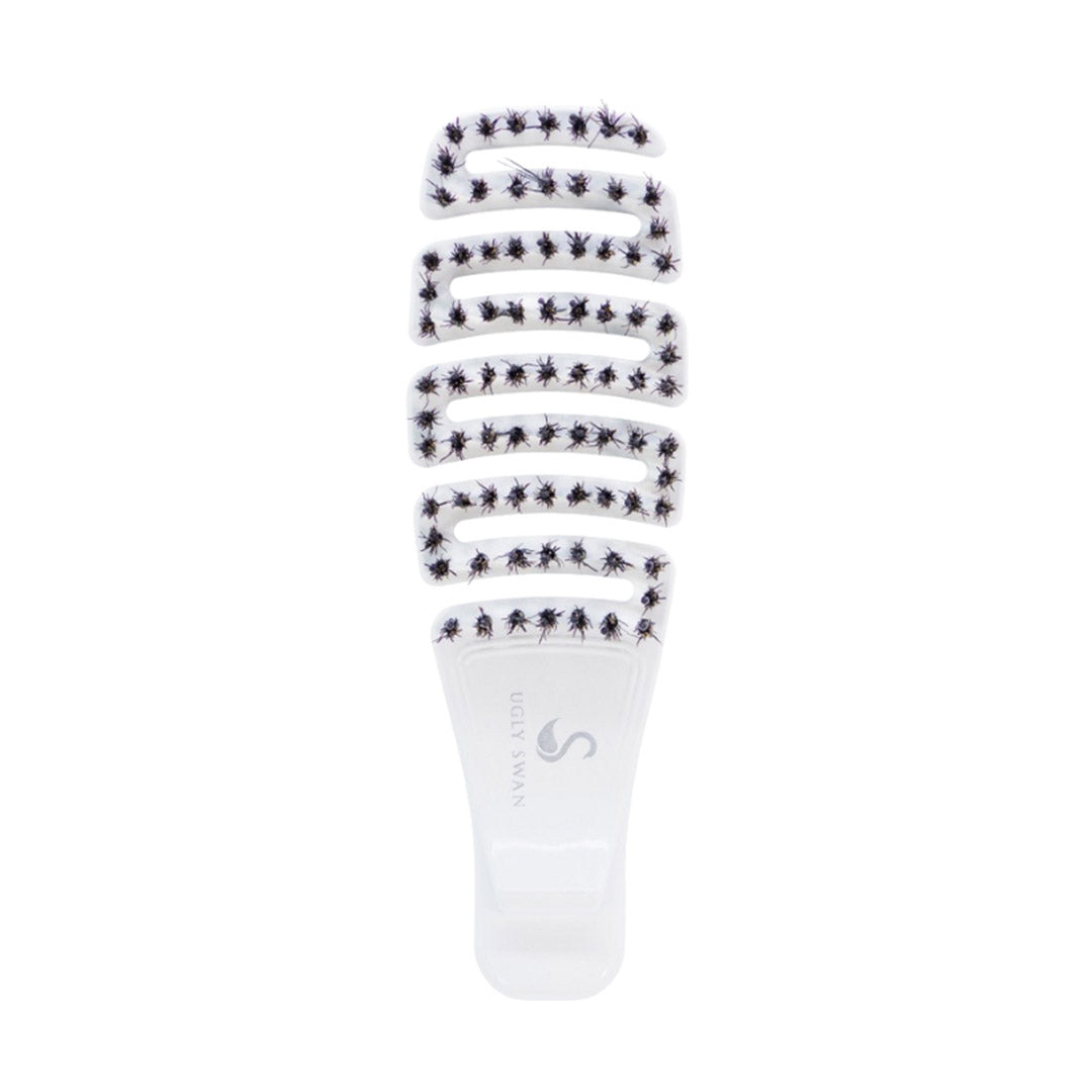 Ugly Swan Scream-Free Detangling Brush Palm Flexi Vanilla Dream