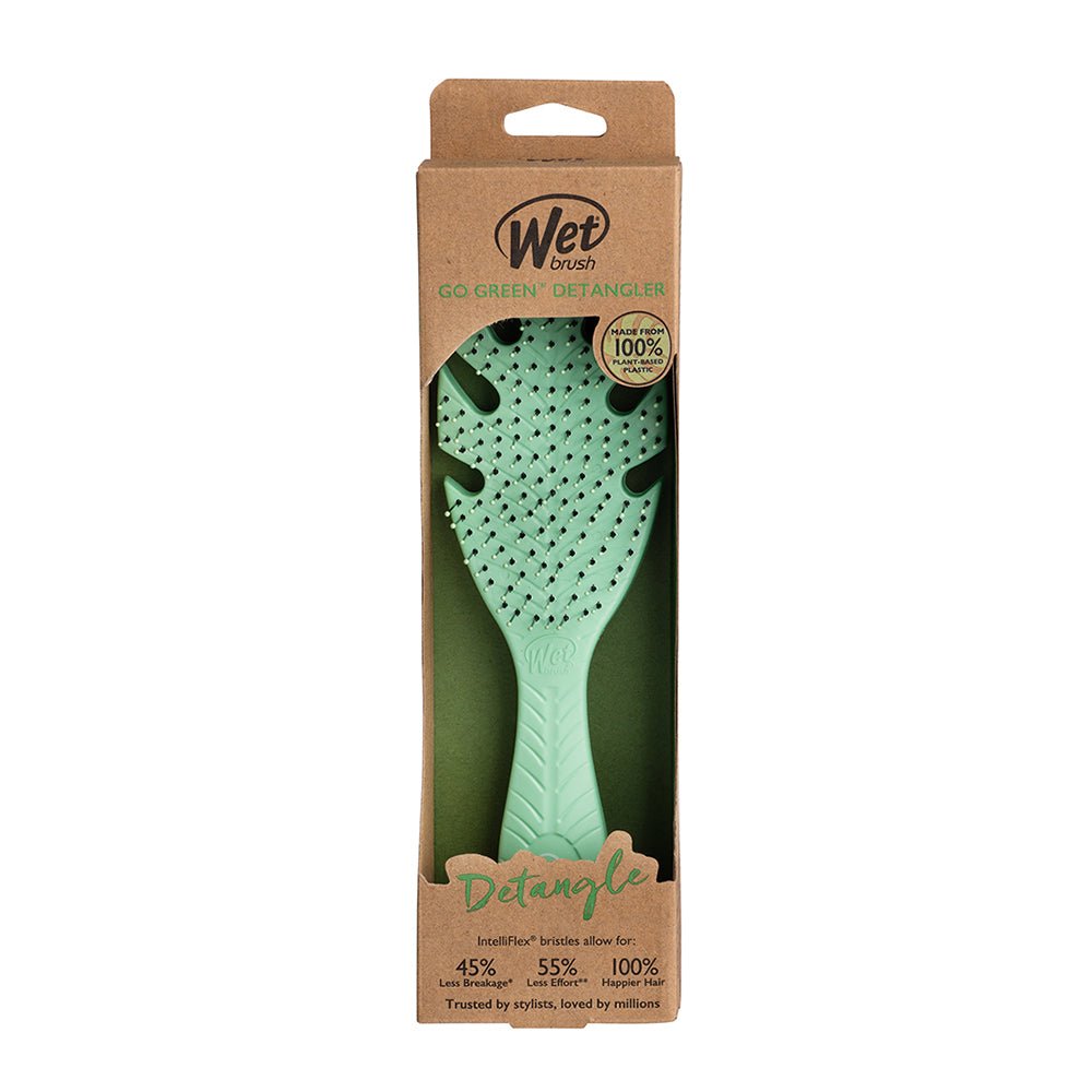 Wet Brush Go Green Detangler Brush Green - Price Attack
