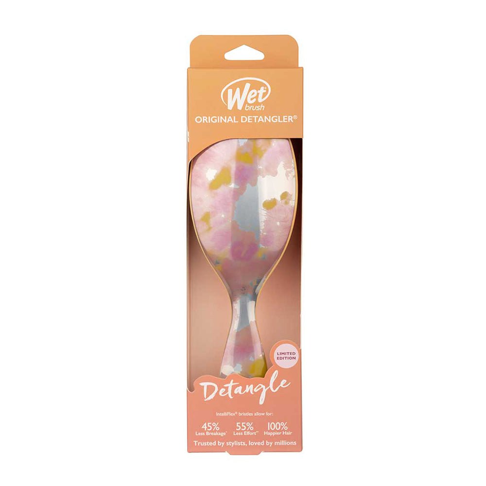 Wet Brush Watercolour Tie Dye Detangler Brush Peach - Price Attack