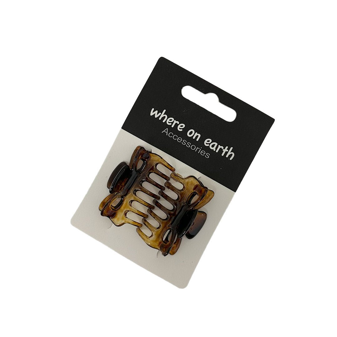 Where on Earth Lady Jayne Claw Clips Shell 4cm - Price Attack