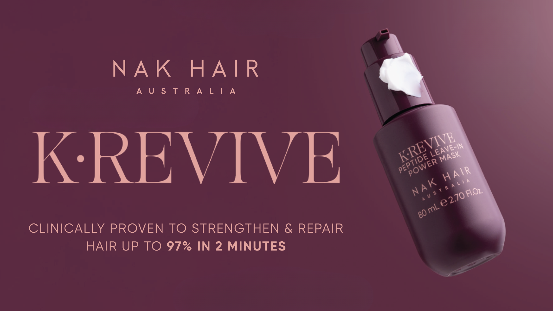 Introducing K.REVIVE from NAK Hair: The Next Generation of Hair Repair