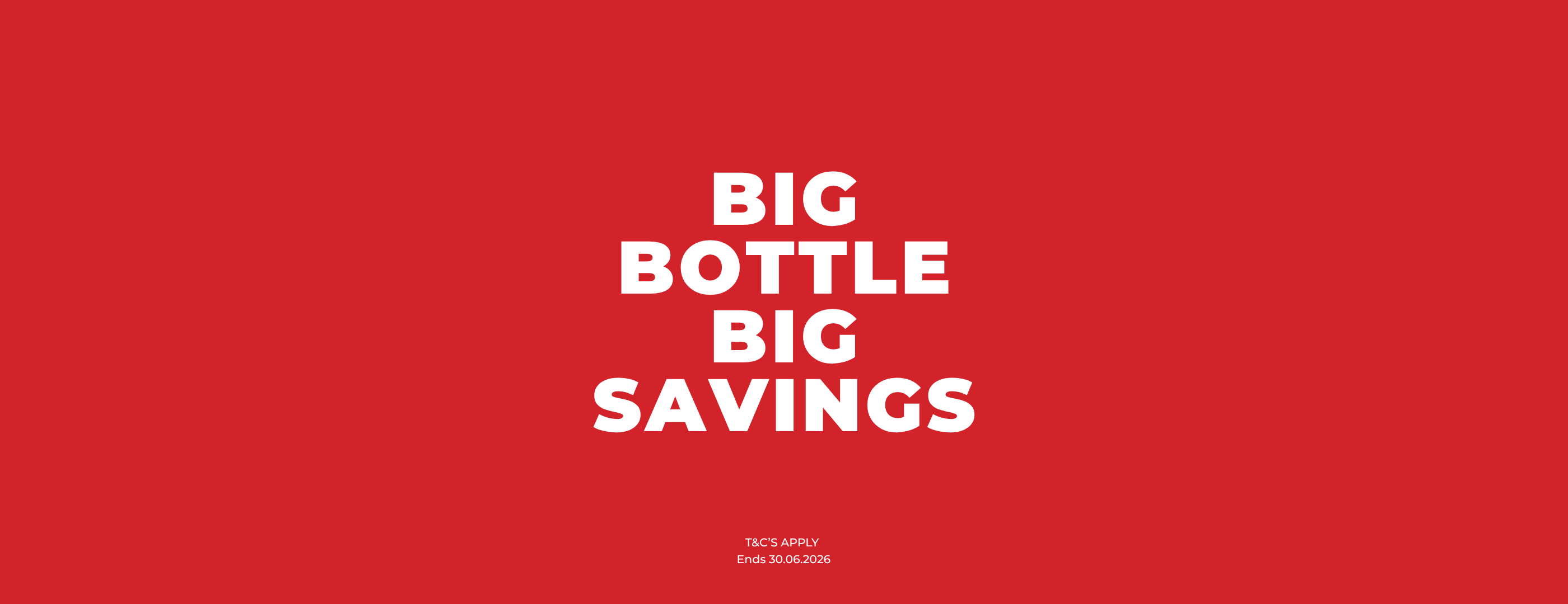 Big Bottle Big Savings