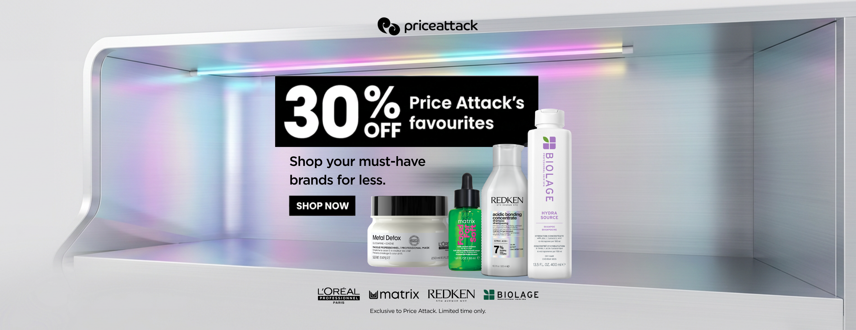 L’Oréal, Redken, Matrix & Biolage – 30% Off
