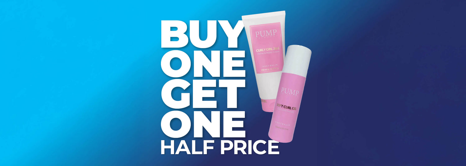 Buy One Get One Half Price Pump Haircare