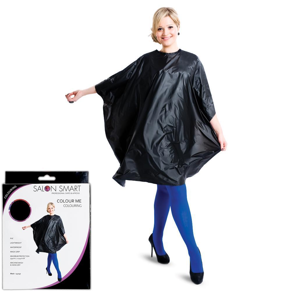 Salon Smart Colour Me Cape Black - Price Attack