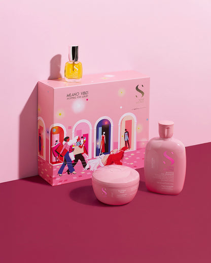 Alfaparf Milano Semi Di Lino Moisture Nutritive Trio Pack