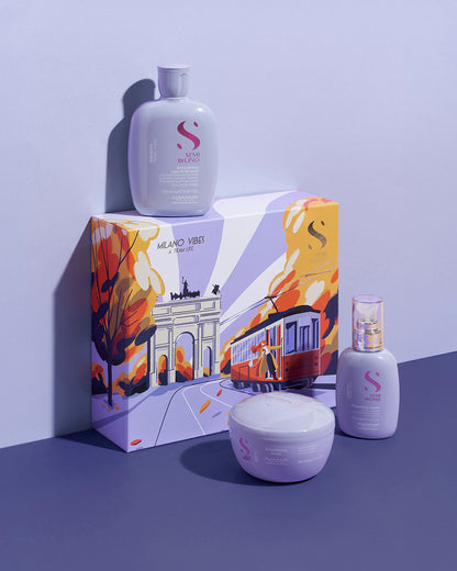 Alfaparf Milano Semi Di Lino Smoothing Trio Pack