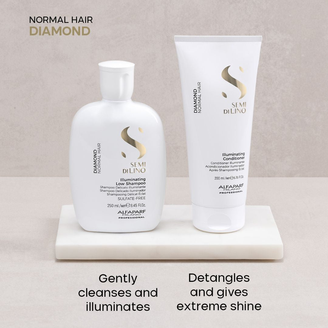 Alfaparf Milano Semi Di Lino Diamond Illuminating Duo Pack
