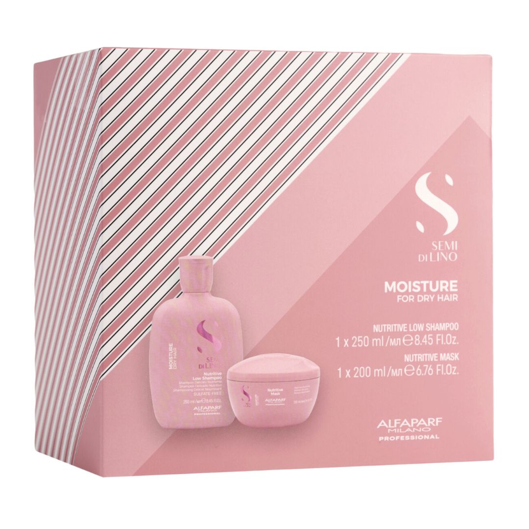 Alfaparf Milano Semi Di Lino Moisture Nutritive Duo Pack