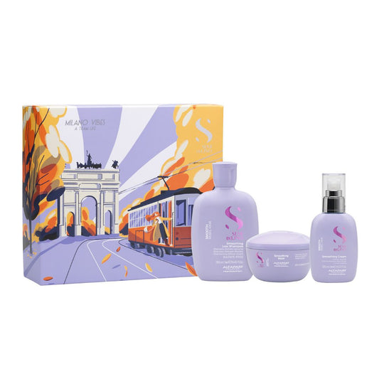 Alfaparf Milano Semi Di Lino Smoothing Trio Pack