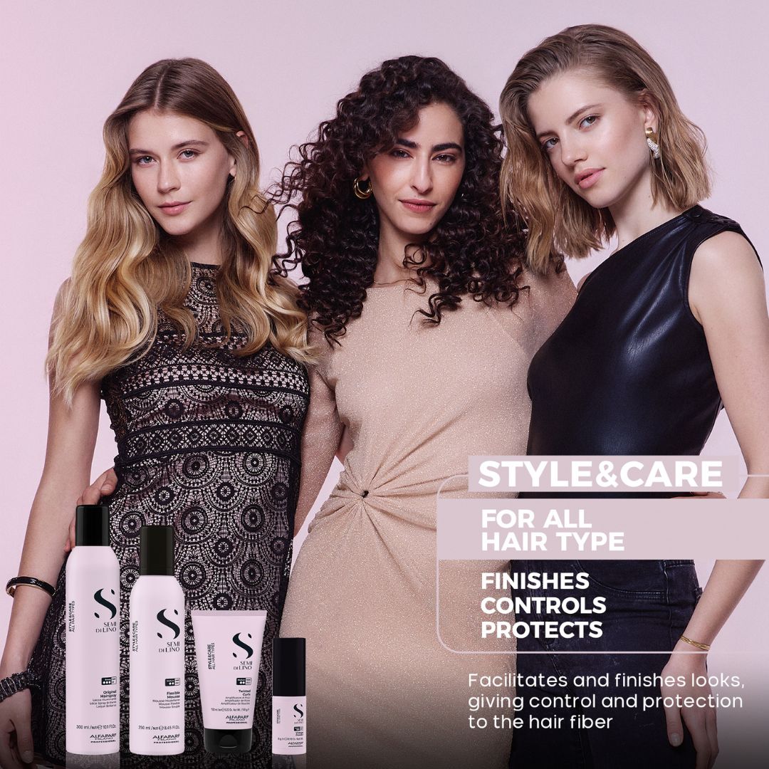 Alfaparf Milano Semi Di Lino Style & Care Firming Mousse 250ml