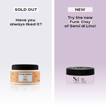 Alfaparf Milano Semi Di Lino Style & Care Funk Clay 90ml