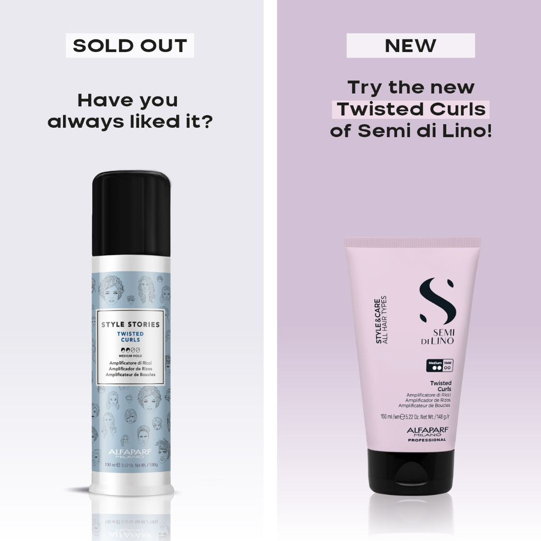 Alfaparf Milano Semi Di Lino Style & Care Twisted Curls 150ml