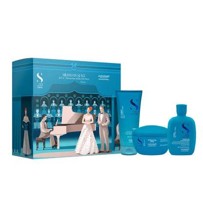 Alfaparf Milano Semi Di Lino Curl Enhancing Trio Pack