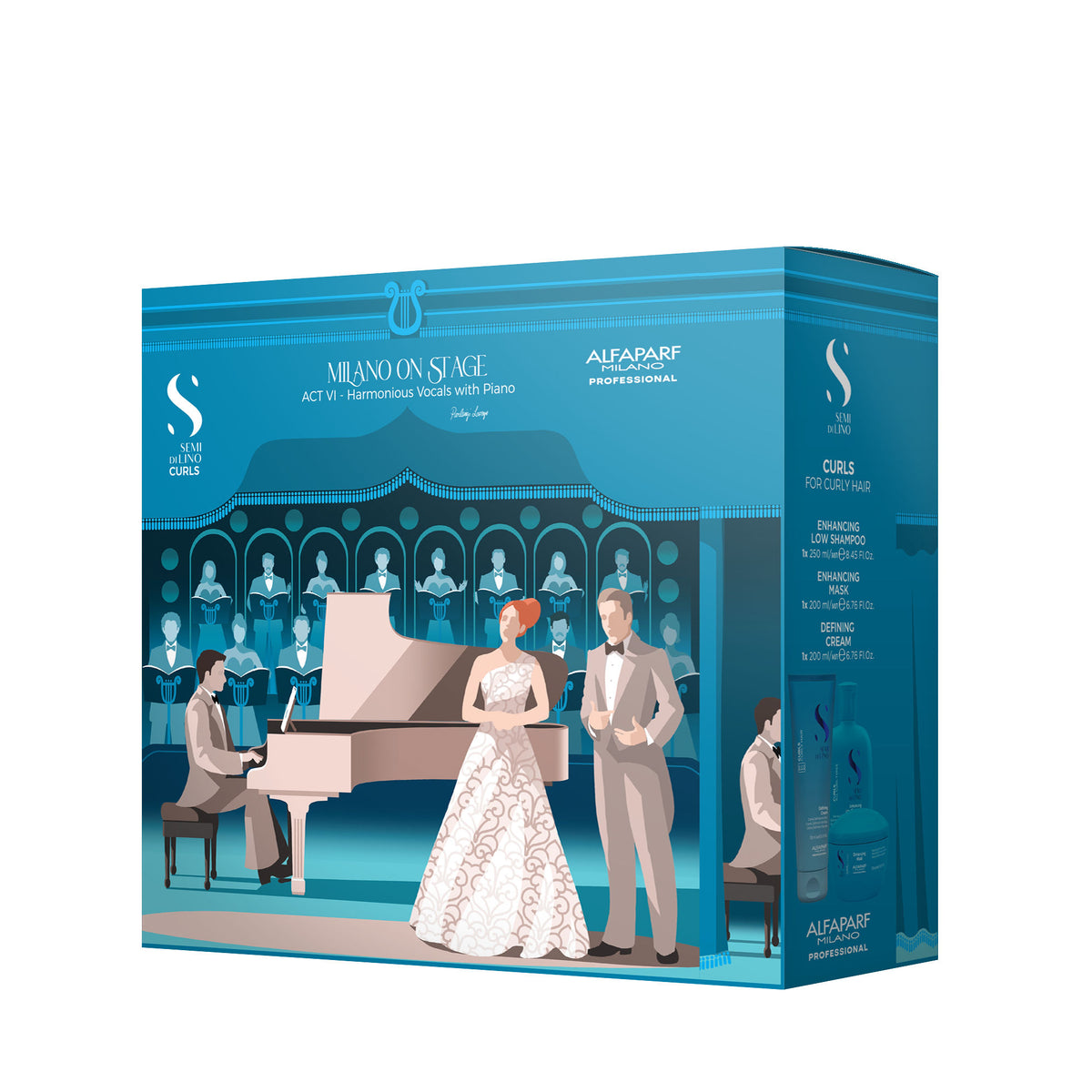 Alfaparf Milano Semi Di Lino Curl Enhancing Trio Pack