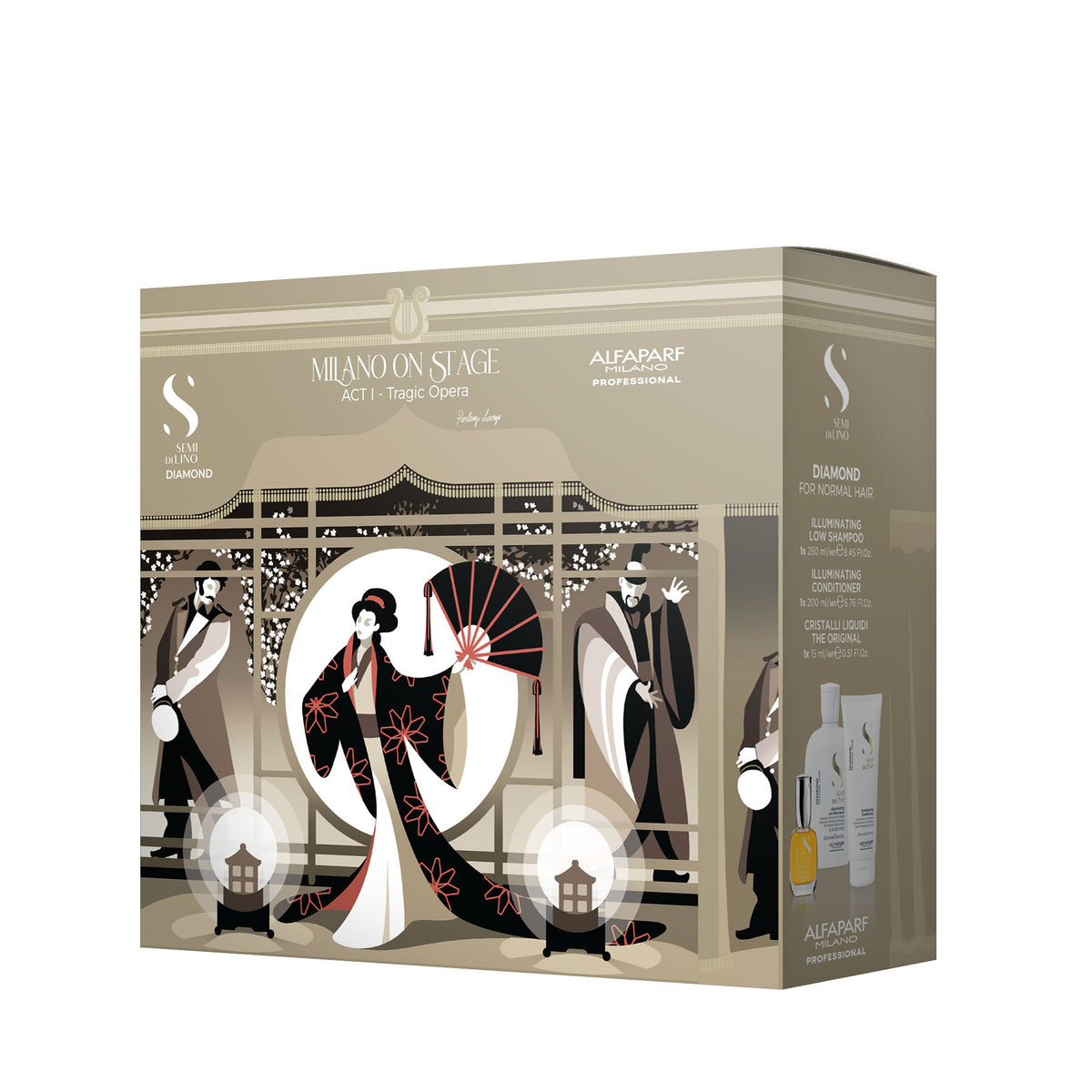 Alfaparf Milano Semi Di Lino Diamond Illuminating Trio Pack