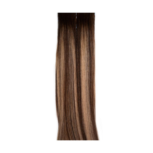 Amazing Hair Human Hair 2 Clip-in RS2/17 Chocolate Brown/Almond Blonde 20"