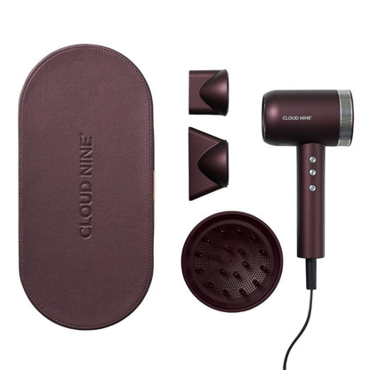CLOUD NINE Dark Burgundy Collection The Airshot Dryer Pro