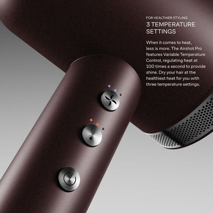 CLOUD NINE Dark Burgundy Collection The Airshot Dryer Pro