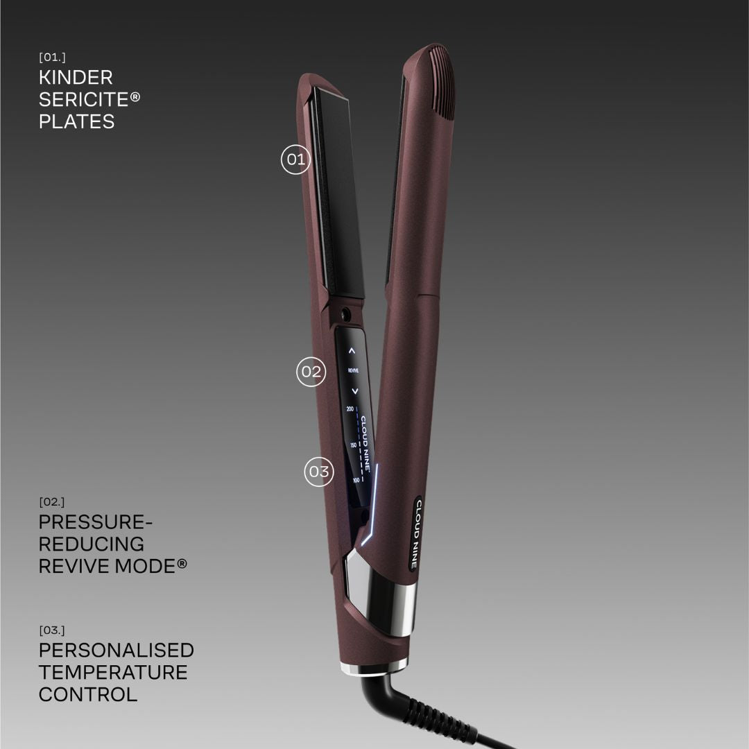 CLOUD NINE Dark Burgundy Collection The Original Iron