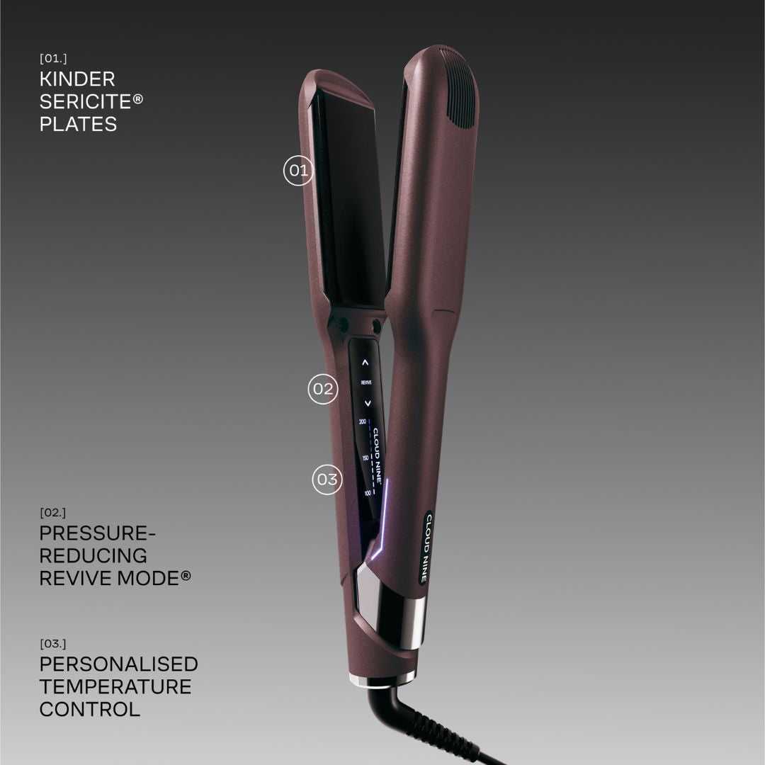 CLOUD NINE Dark Burgundy Collection The Wide Iron