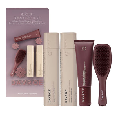Davroe Moisture Senses + Wet Brush Trio Pack