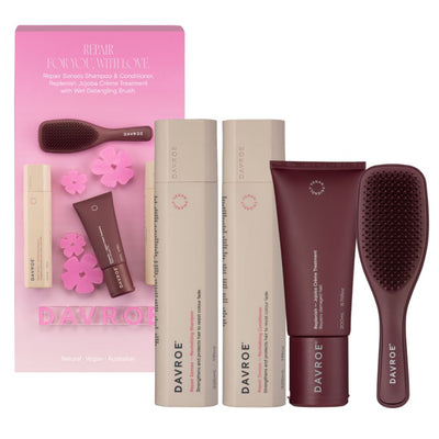 Davroe Repair Senses + Wet Brush Trio Pack