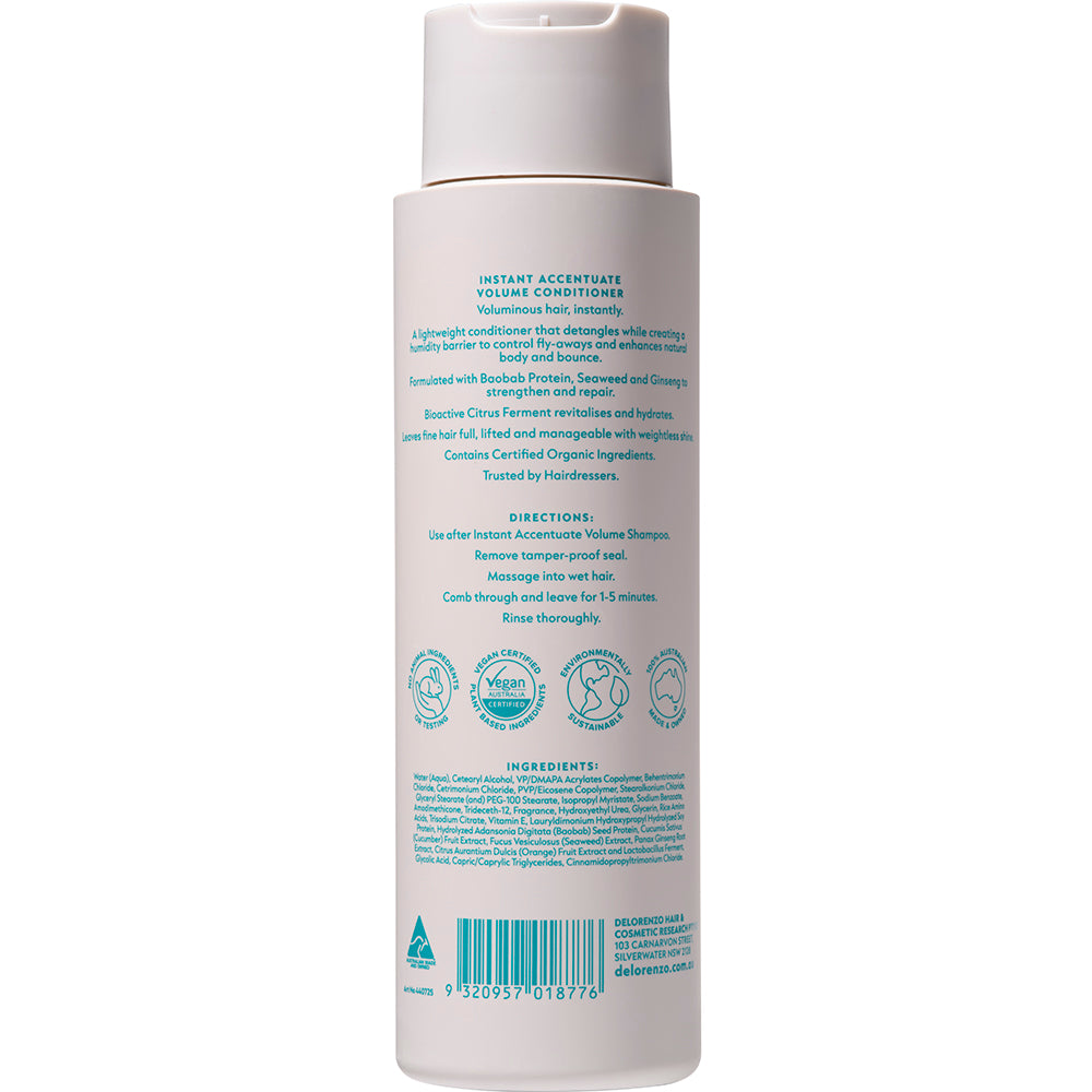 De Lorenzo Instant Accentuate Volume Conditioner 375ml
