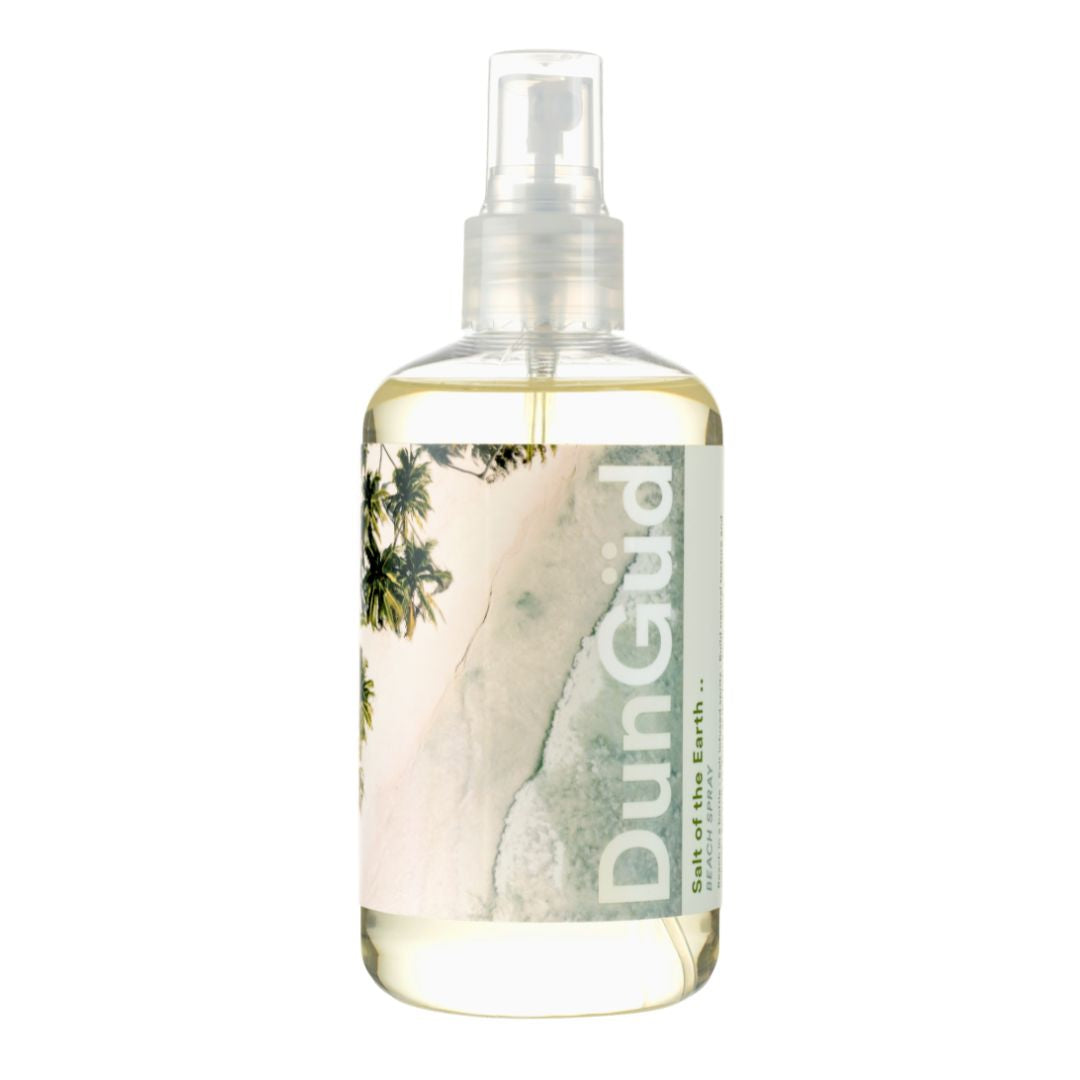 Bottle of DunGud product on a white background