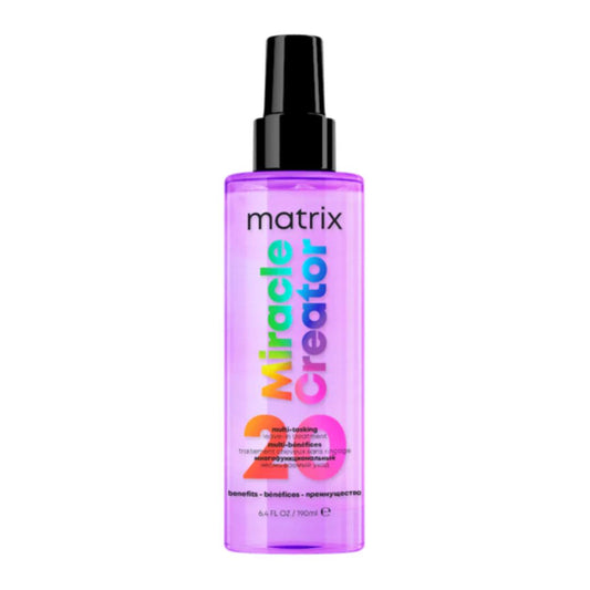 Matrix Miracle Creator 2021 hair product bottle on a white background