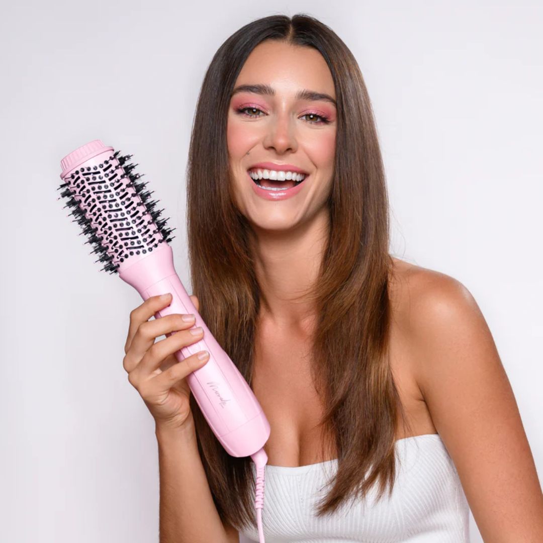 Mermade Hair Blow Dry Brush Pink