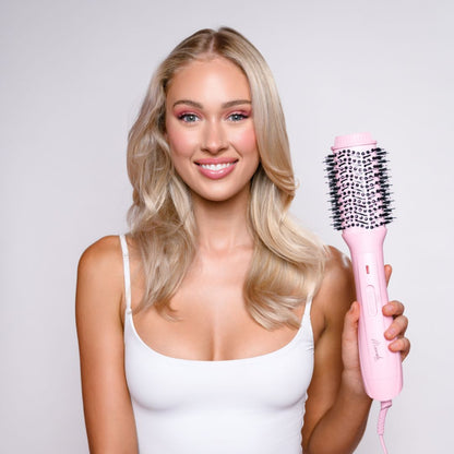 Mermade Hair Blow Dry Brush Pink