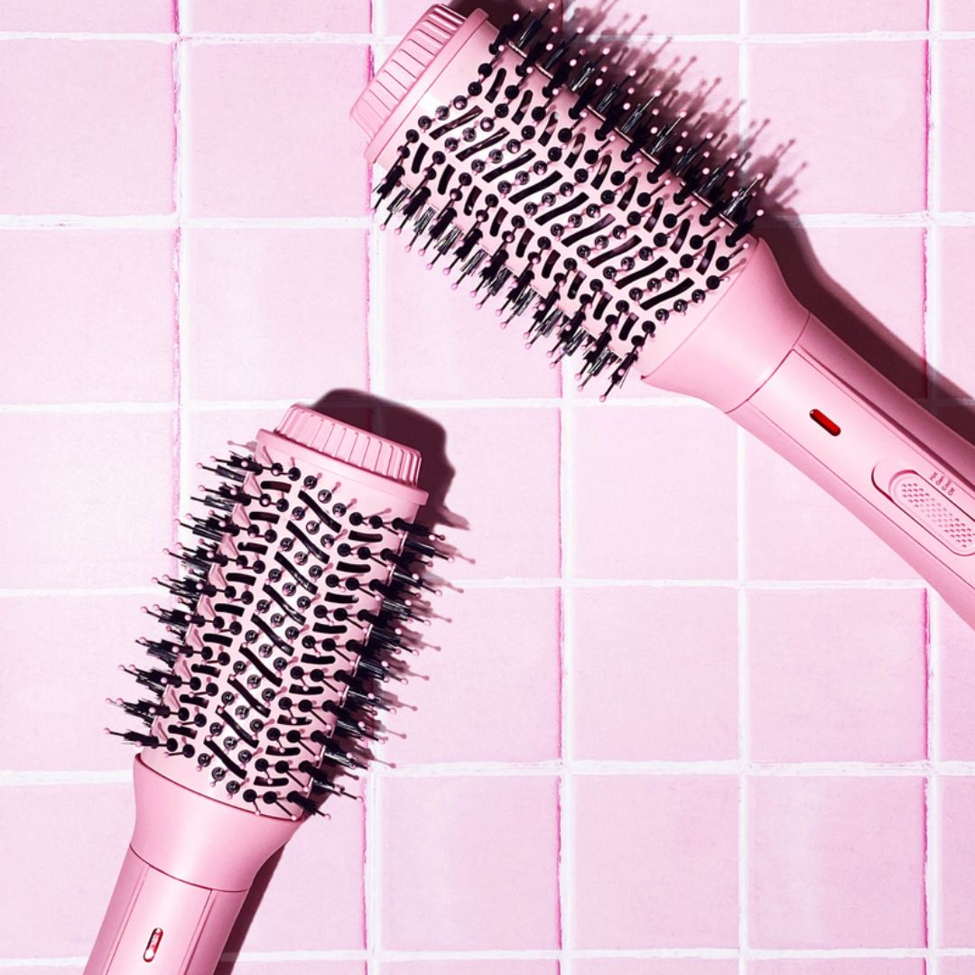 Mermade Hair Blow Dry Brush Pink
