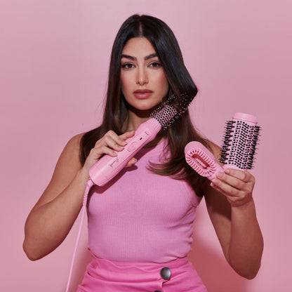 Mermade Hair Interchangeable Blow Dry Brush Pink