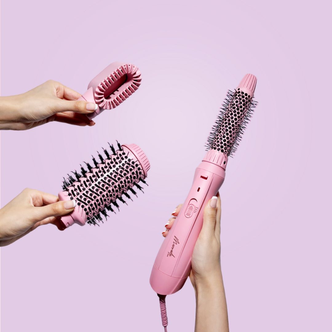 Mermade Hair Interchangeable Blow Dry Brush Pink