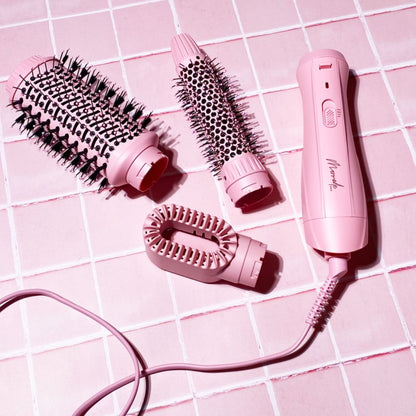Mermade Hair Interchangeable Blow Dry Brush Pink