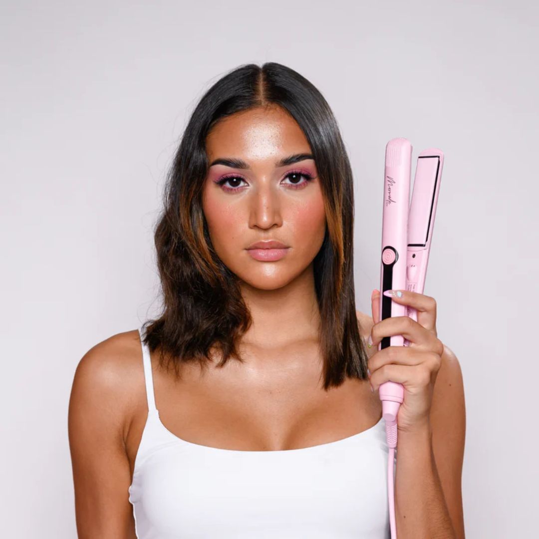 Mermade Hair Straightener 28mm Pink