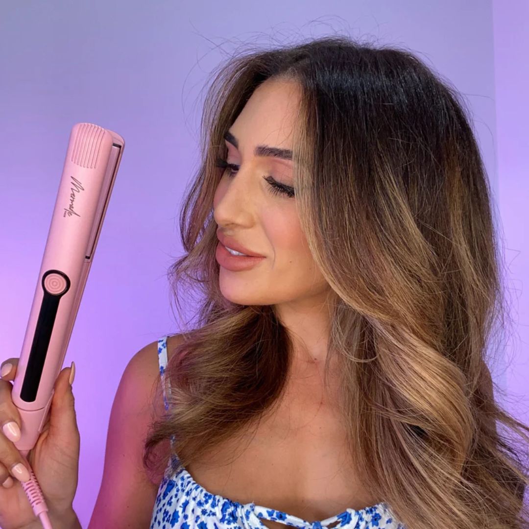 Mermade Hair Straightener 28mm Pink