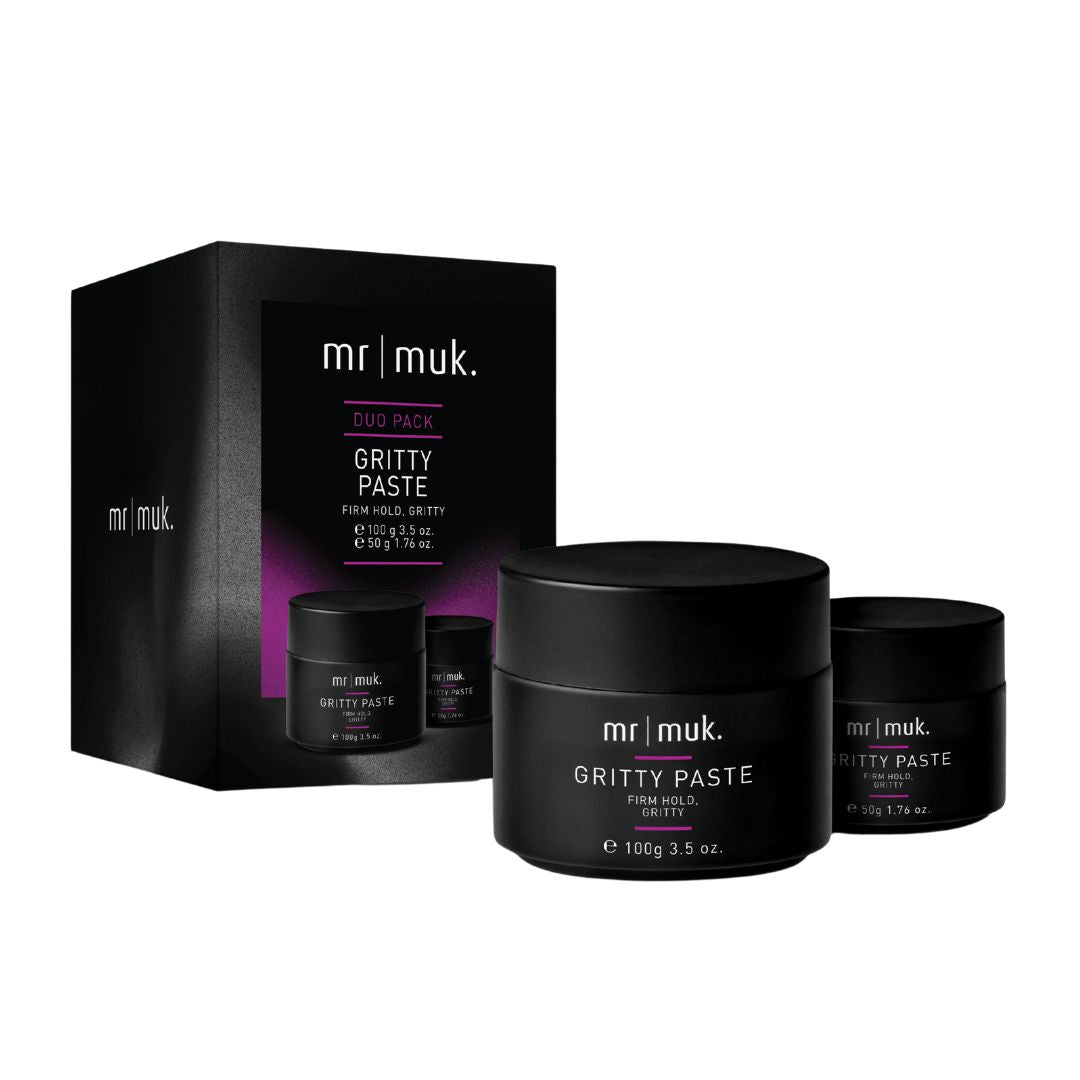 Mr Muk Firm Hold Gritty Paste Duo Pack